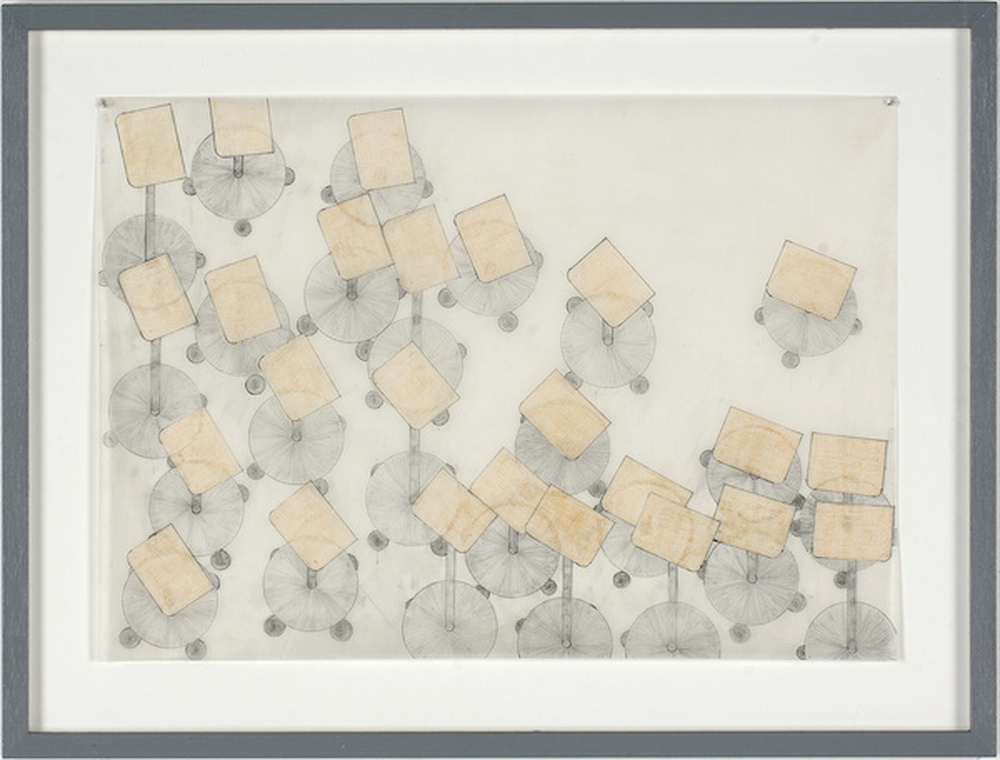 Dessin préparatoire pour Assises de  théâtre
