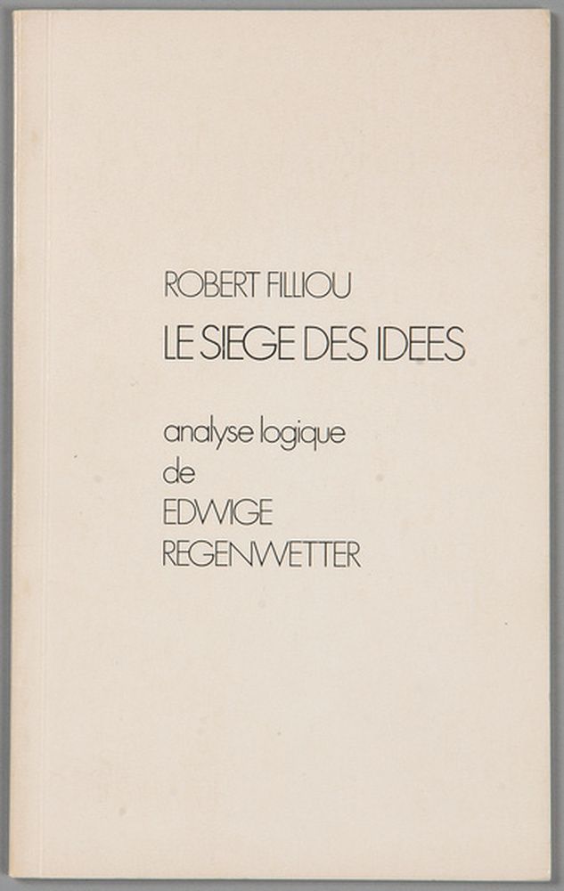 Livre Le siège des idées