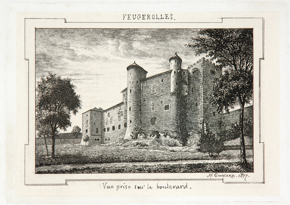 Vue de Feugerolles prise sur le boulevard
