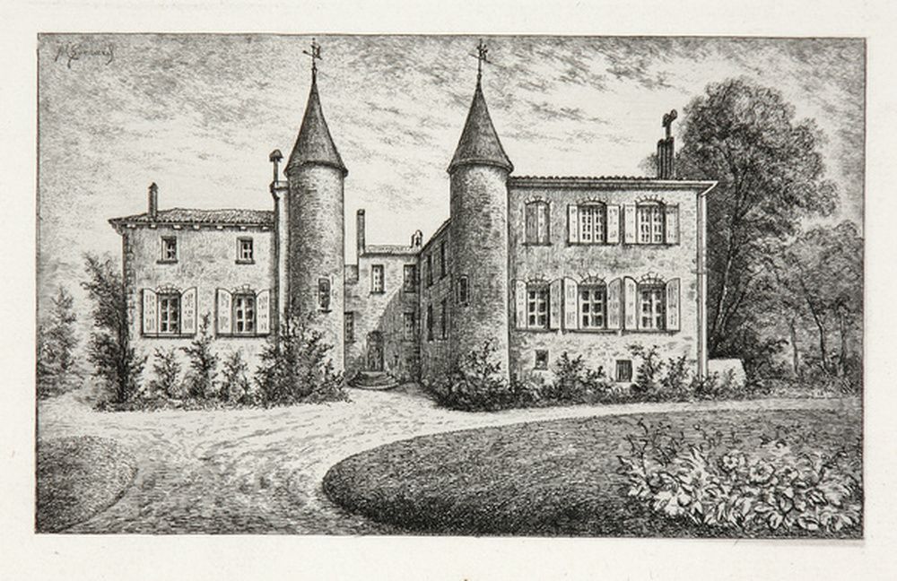 Vue du château de Varvasse