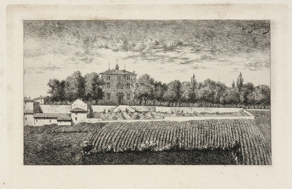 Vue de Sennevier : le soir