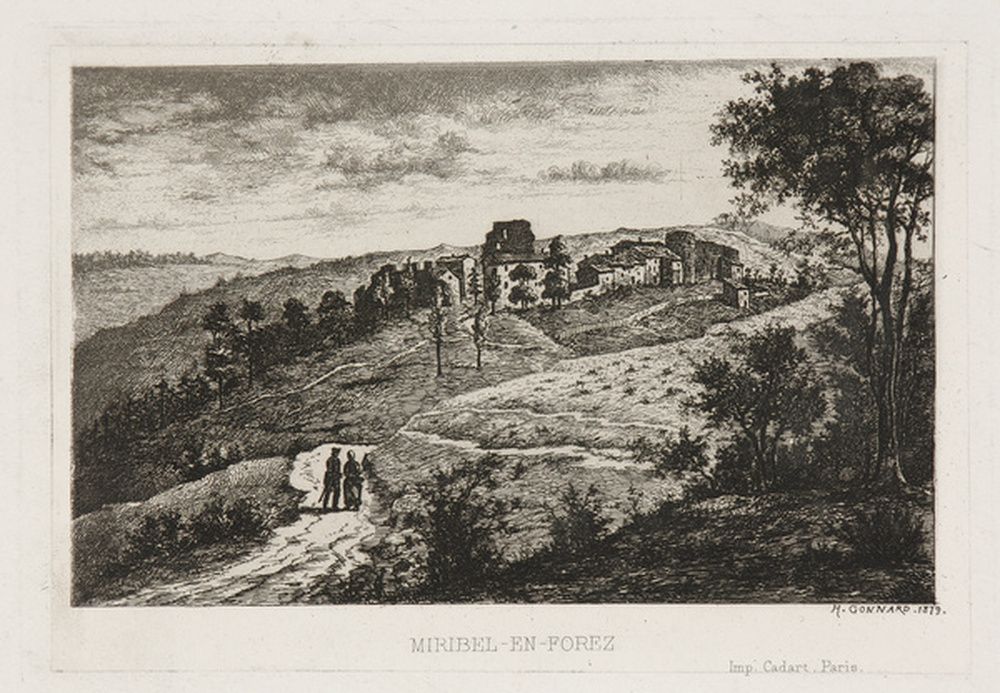 Vue de Miribel-en-Forez