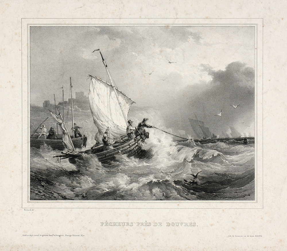 Pêcheurs près de Douvres