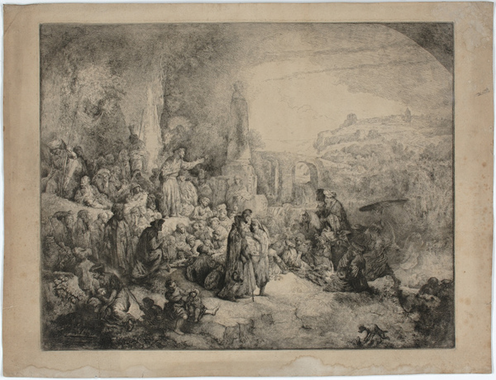 Homme prêchant
