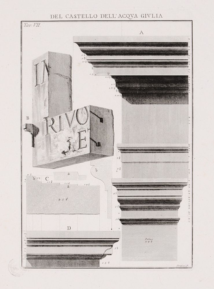 Détails architecturaux de la Porta S. Lorenzo