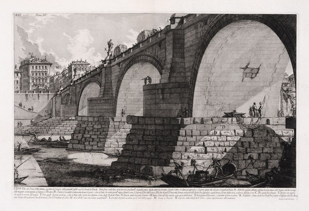 Pont d'Hadrien, aujourd'hui Ponte S. Angelo
