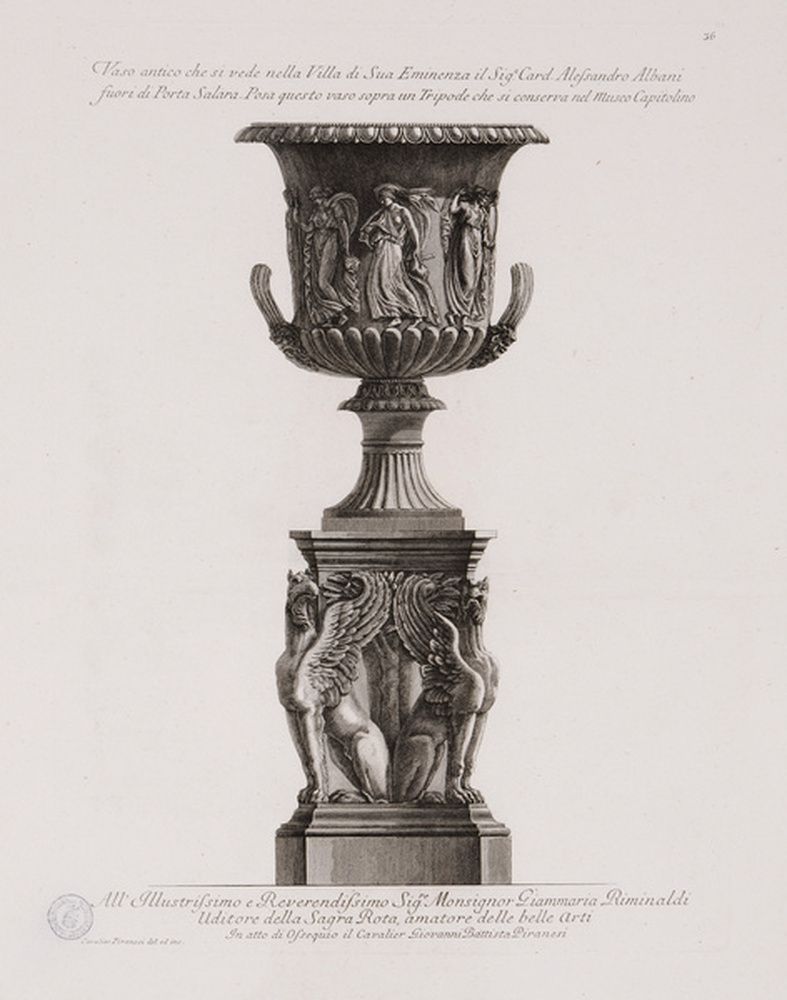 Vase antique de la villa Albani