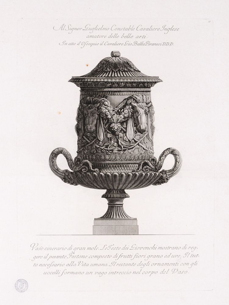 Grand vase funéraire