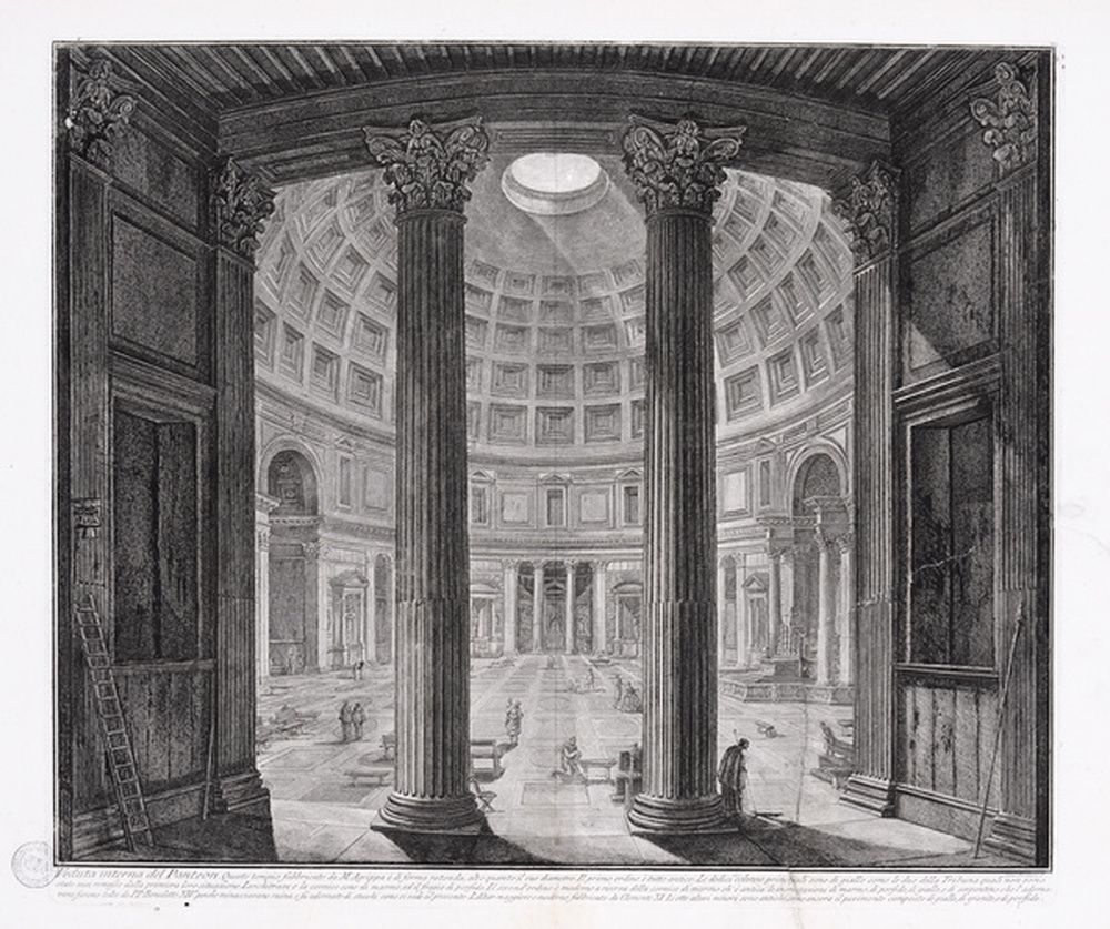 Vue intérieure du Panthéon