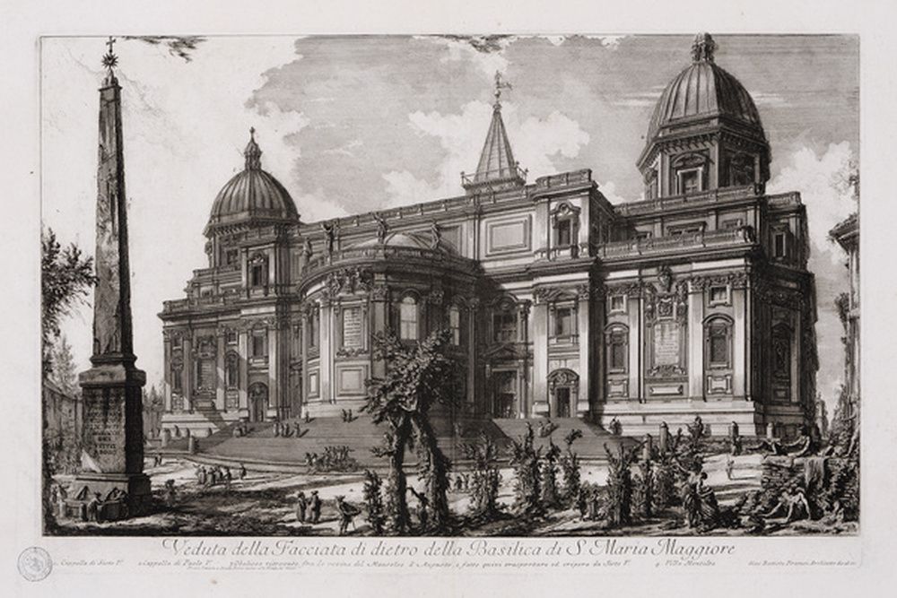La basilique Ste-Marie-Majeure vue de dos