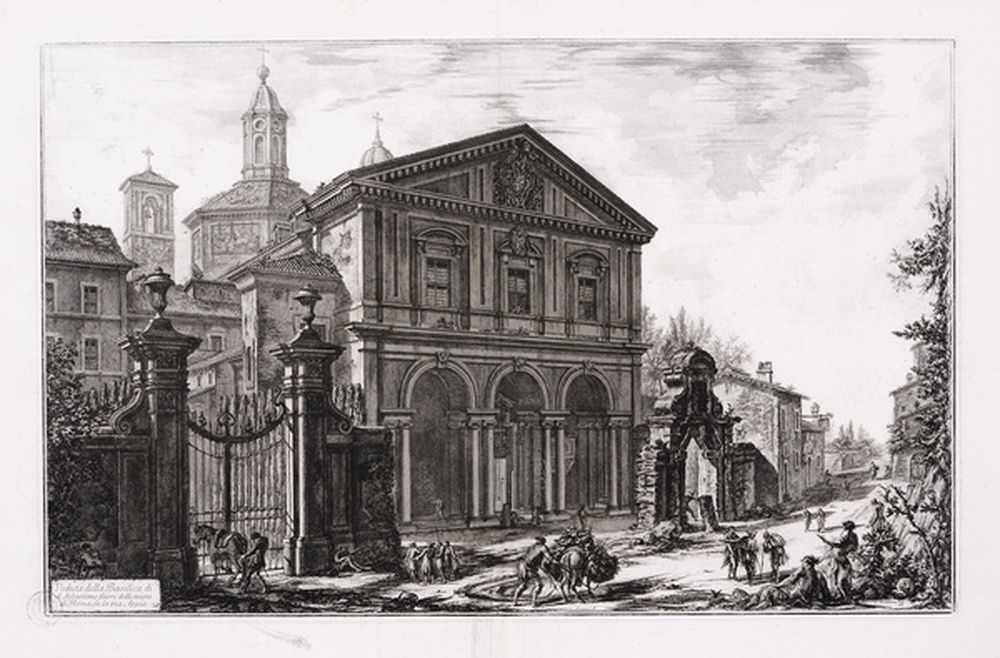 Vue de la basilique Saint-Sébastien hors-les-murs