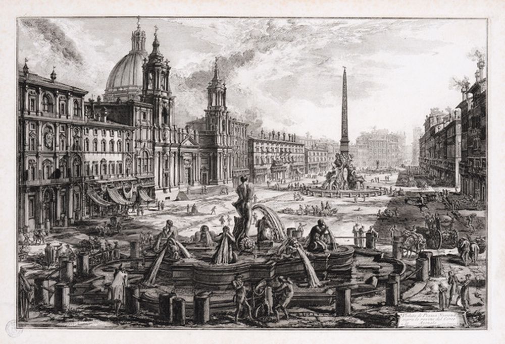 Vue de la piazza Navona