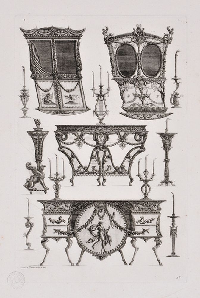 Diverses pièces de mobilier