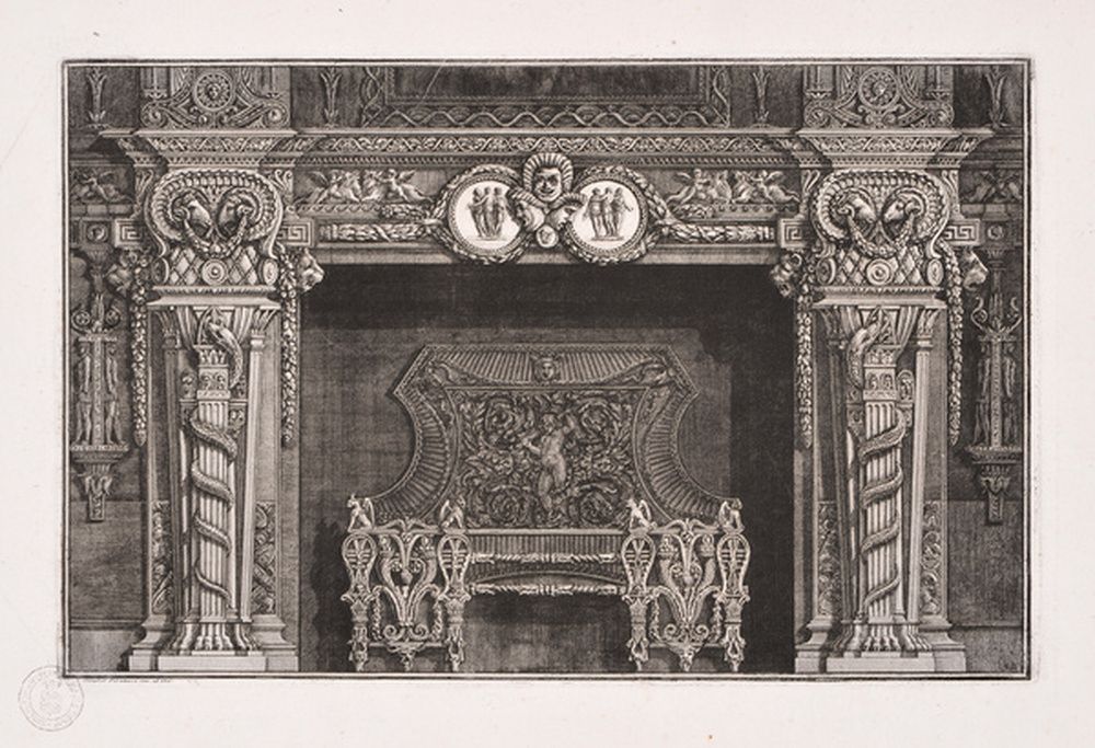 Cheminée à l'égyptienne