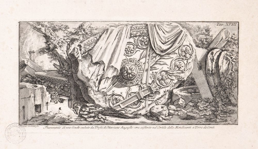 Fragment d'une rondache
