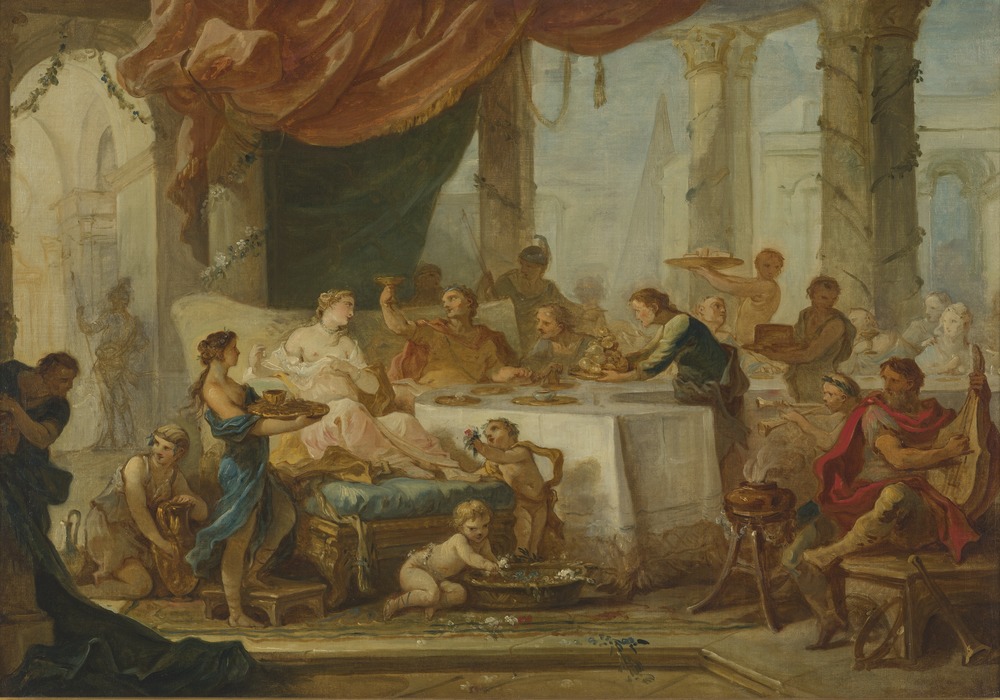 Le repas d'Antoine et de Cléopâtre