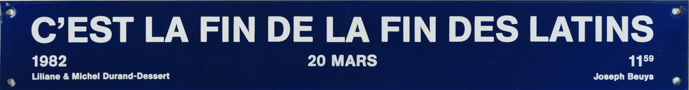 C'est la fin de la fin des latins