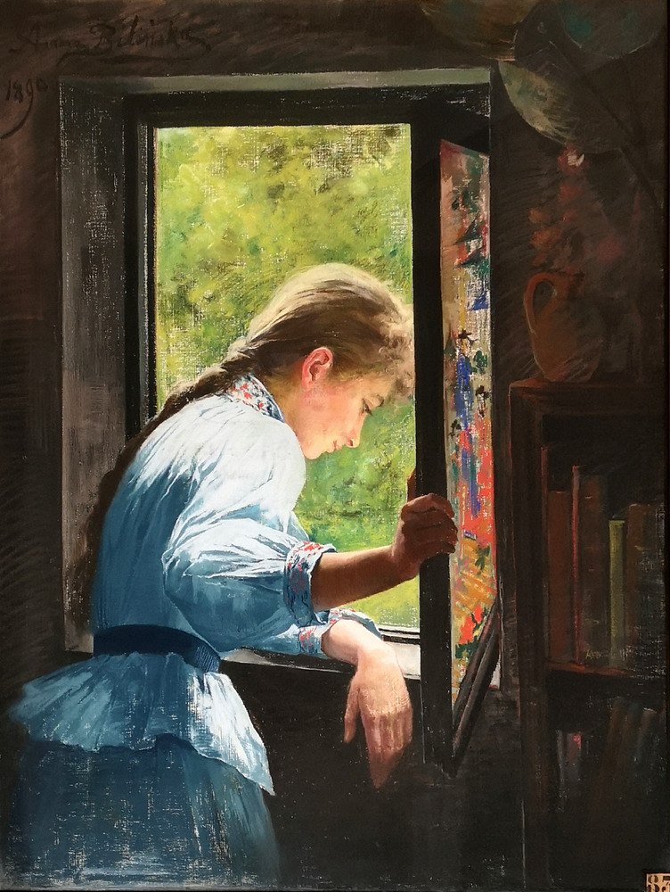 Jeune fille à la fenêtre