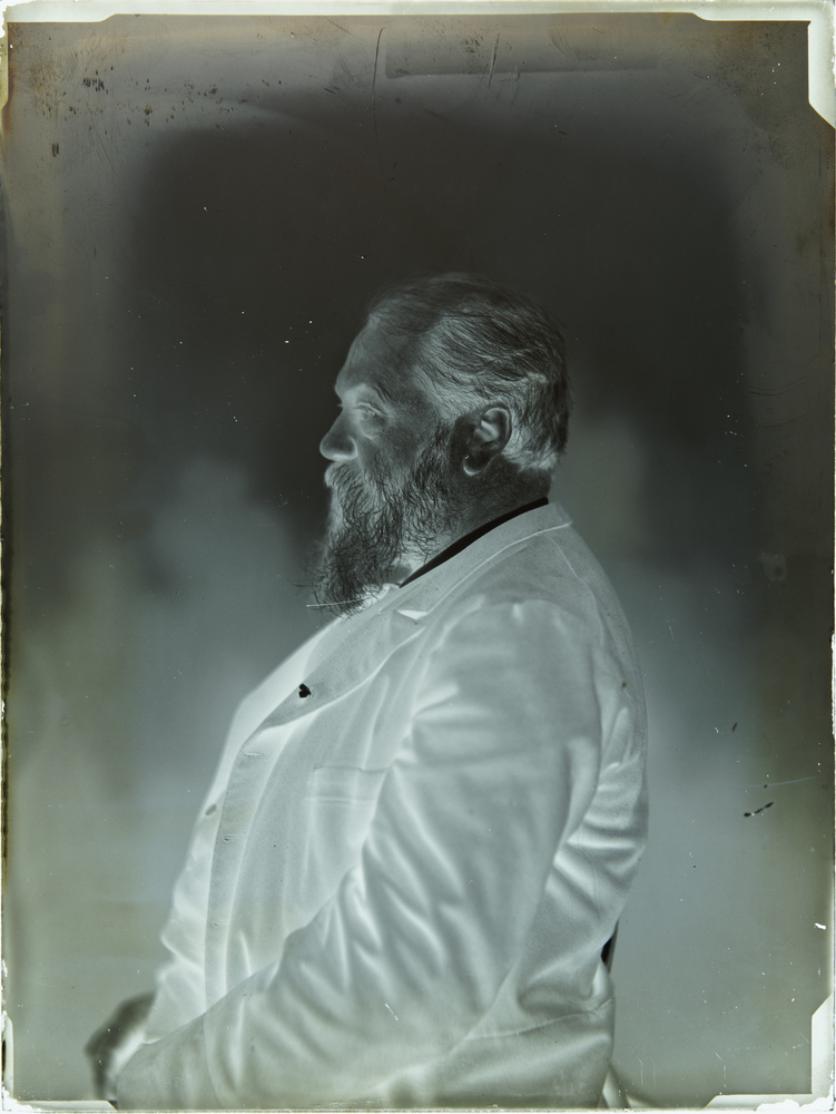 Autoportrait de profil